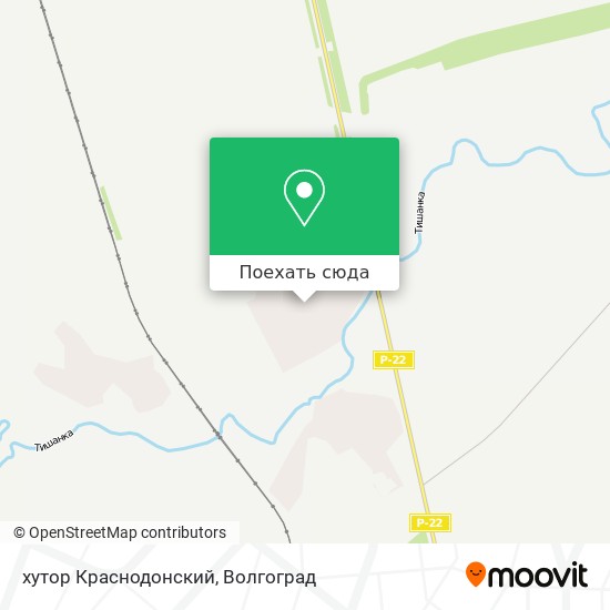 Карта хутор Краснодонский