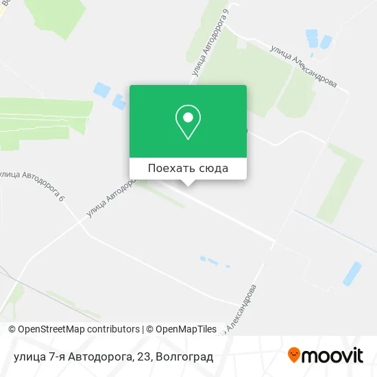 Карта улица 7-я Автодорога, 23