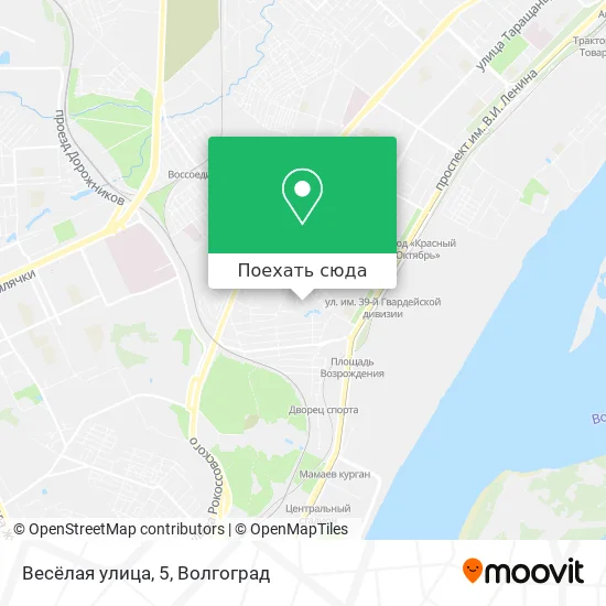 Карта Весёлая улица, 5