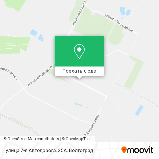 Карта улица 7-я Автодорога, 25А