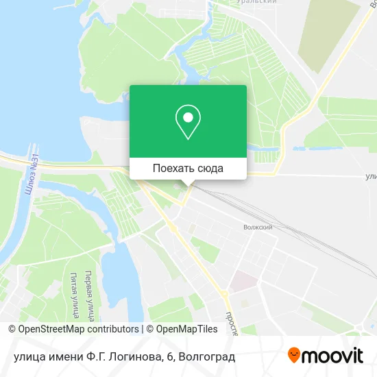 Карта улица имени Ф.Г. Логинова, 6