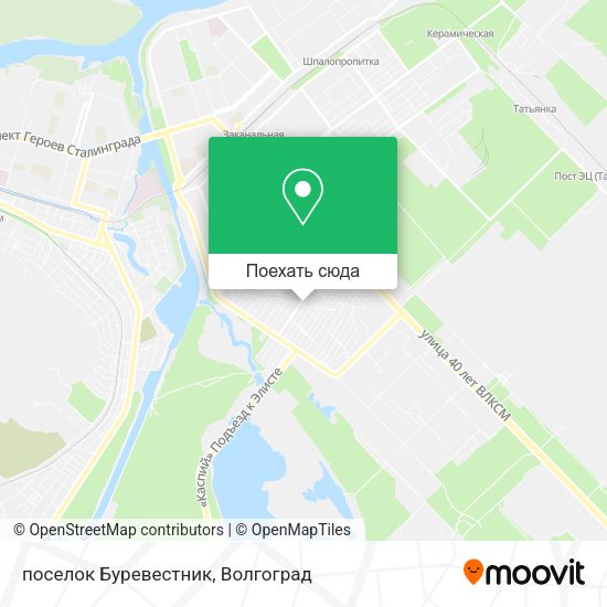Карта поселок Буревестник