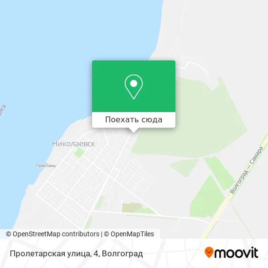 Карта Пролетарская улица, 4