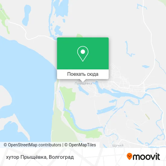 Карта хутор Прыщёвка