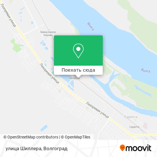 Карта улица Шиллера