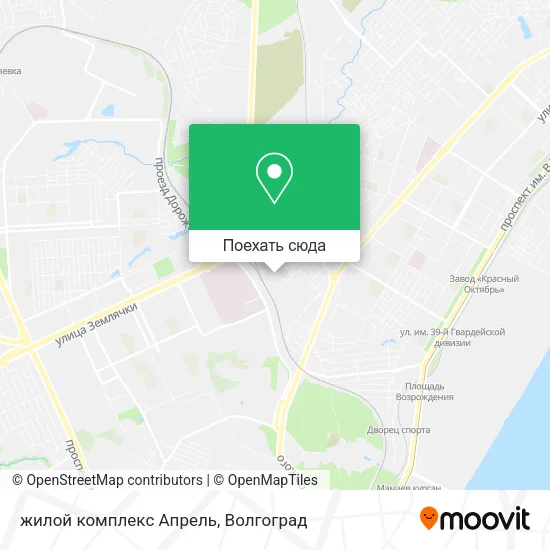 Карта жилой комплекс Апрель
