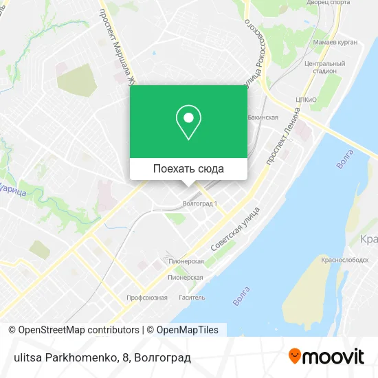 Карта ulitsa Parkhomenko, 8