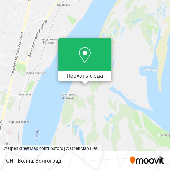 Карта СНТ Волна