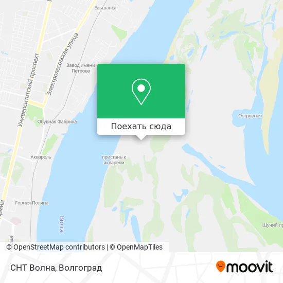 Карта СНТ Волна
