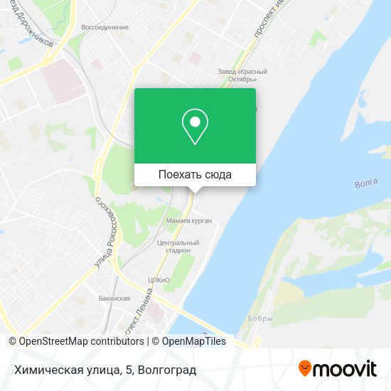 Карта Химическая улица, 5