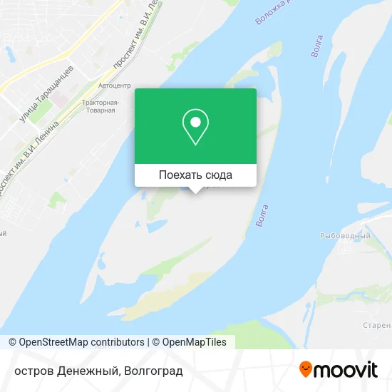 Карта остров Денежный