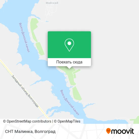 Карта СНТ Малинка