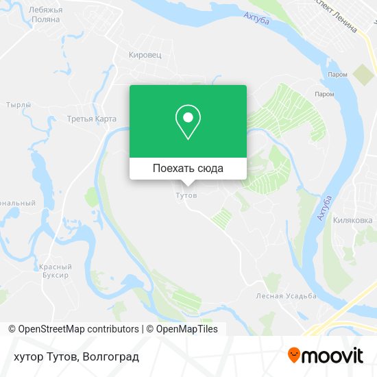 Карта хутор Тутов