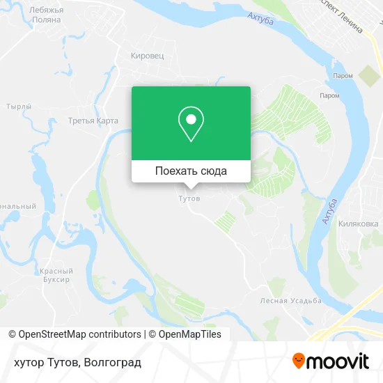 Карта хутор Тутов