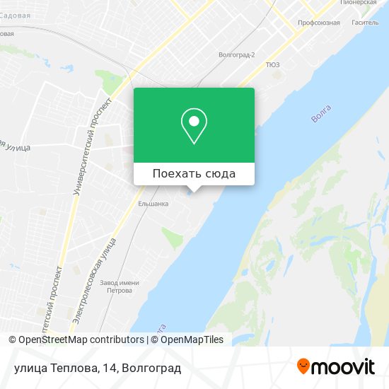 Карта улица Теплова, 14