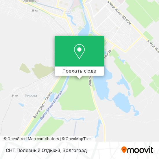 Карта СНТ Полезный Отдых-3