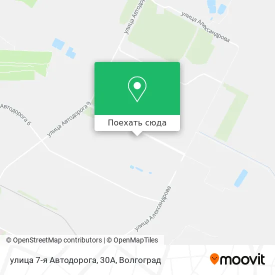 Карта улица 7-я Автодорога, 30А