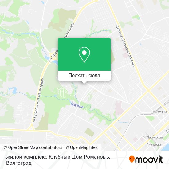Карта жилой комплекс Клубный Дом Романовъ