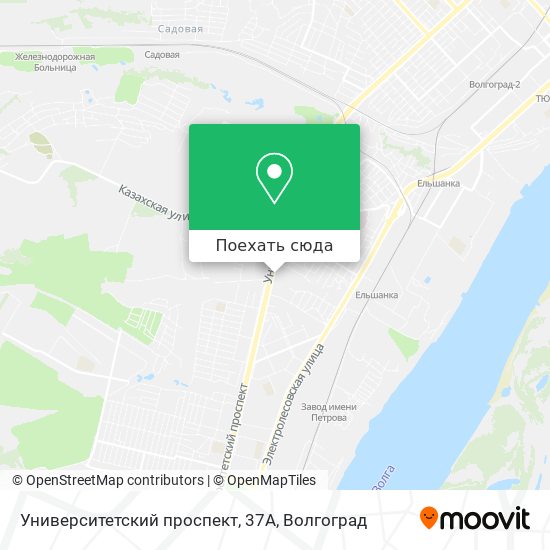 Карта Университетский проспект, 37А