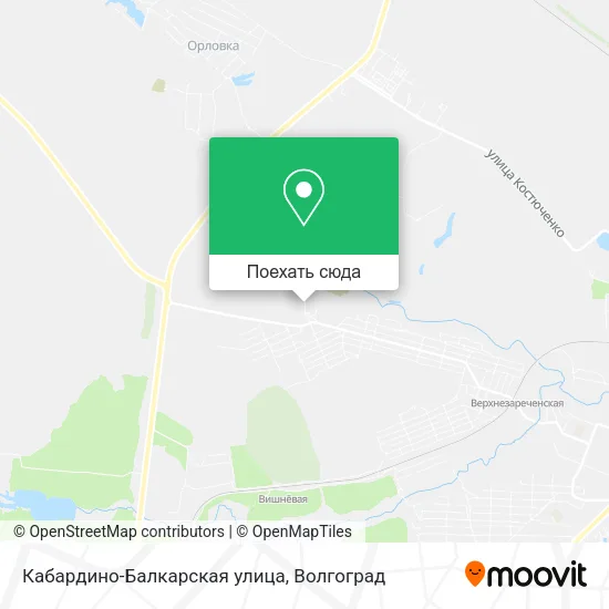 Карта Кабардино-Балкарская улица