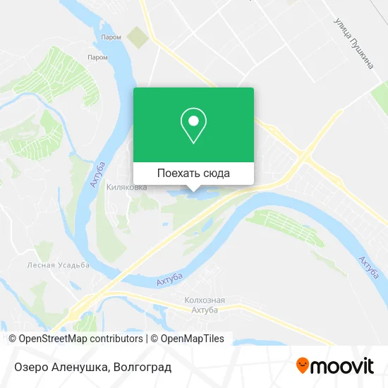 Карта Озеро Аленушка