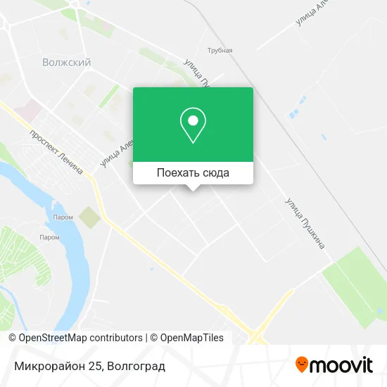 Карта Микрорайон 25