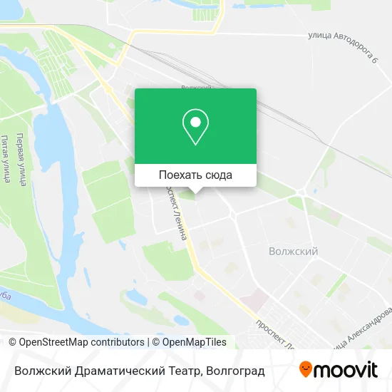 Карта Волжский Драматический Театр