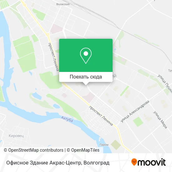 Карта Офисное Здание Акрас-Центр