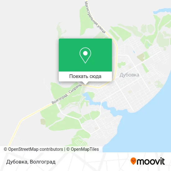 Карта Дубовка