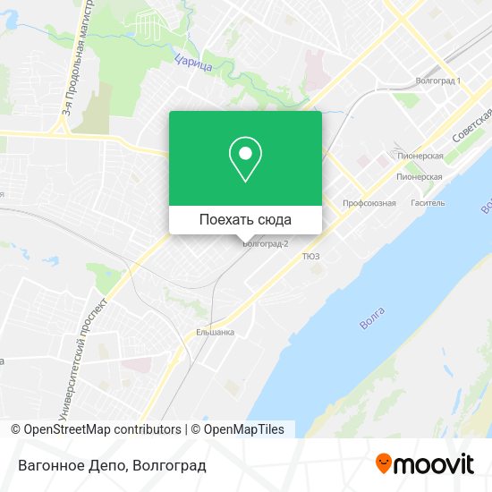 Карта Вагонное Депо