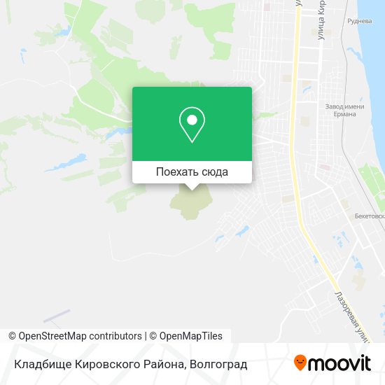 Карта Кладбище Кировского Района