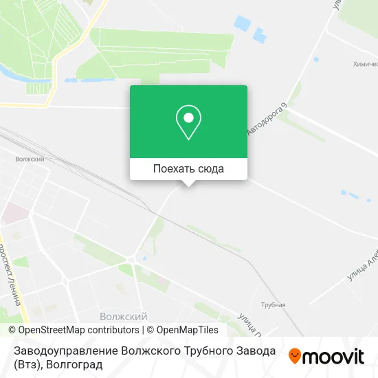 Карта Заводоуправление Волжского Трубного Завода (Втз)