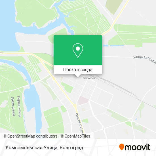 Карта Комсомольская Улица