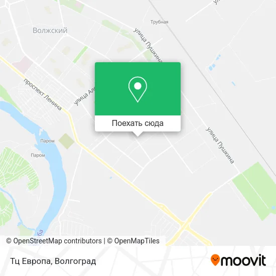 Карта Тц Европа