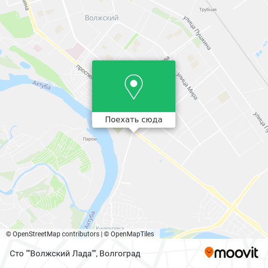 Карта Сто ""Волжский Лада""