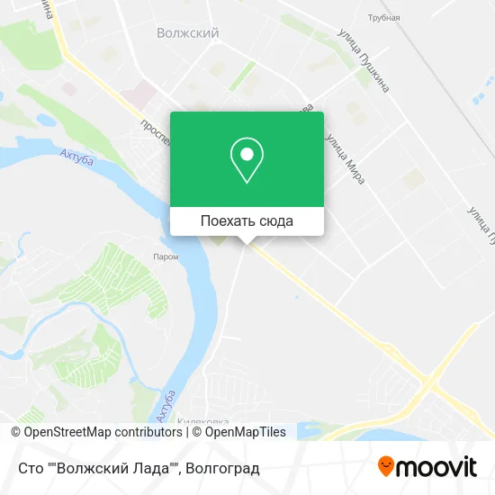 Карта Сто ""Волжский Лада""