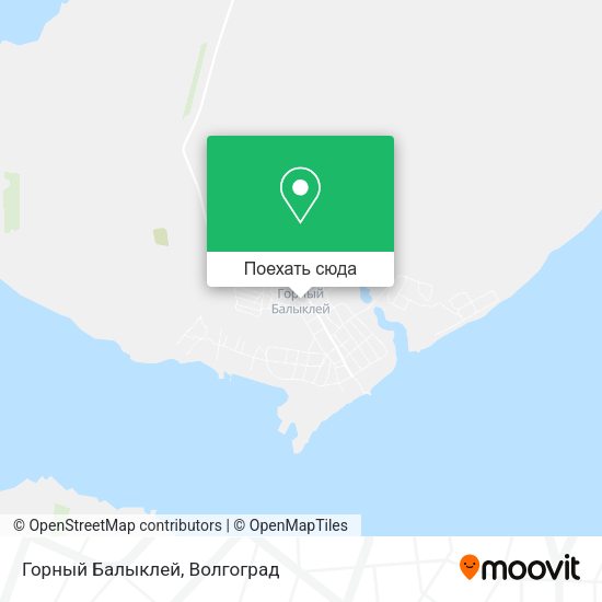 Карта Горный Балыклей