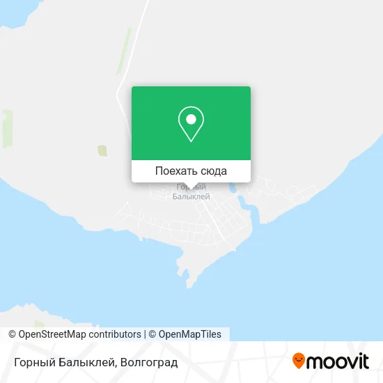 Карта Горный Балыклей