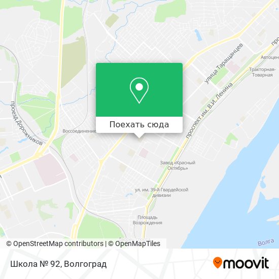 Карта Школа № 92