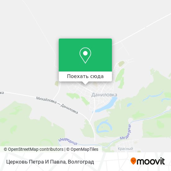 Карта Церковь Петра И Павла