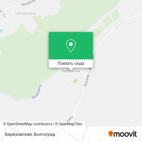 Карта Берёзовская