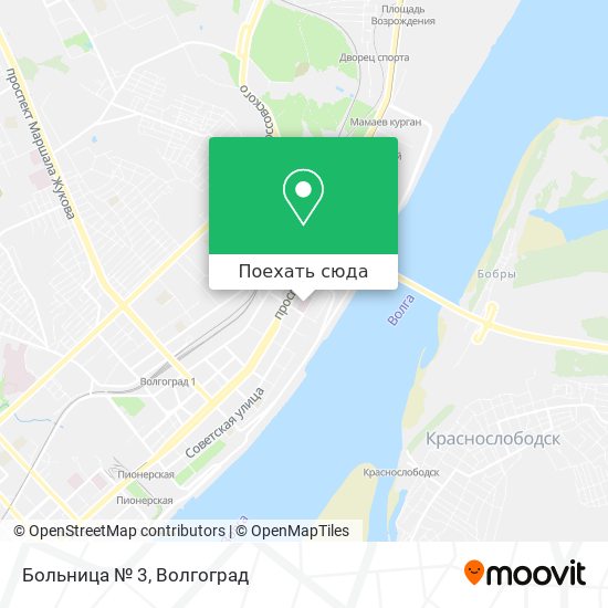 Карта Больница № 3