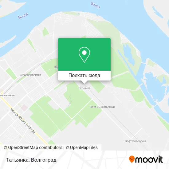 Карта Татьянка