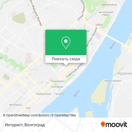 Карта Интурист