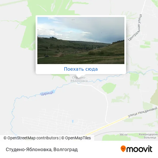 Карта Студено-Яблоновка