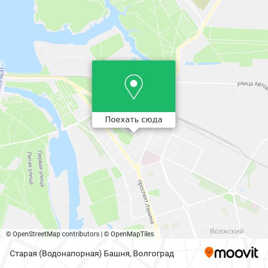 Карта Старая (Водонапорная) Башня