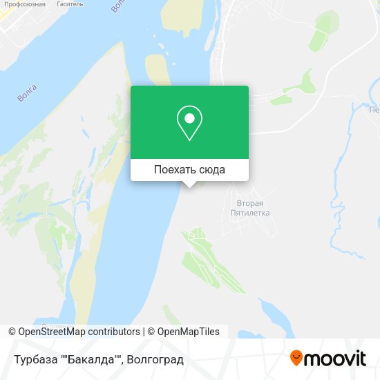 Карта Турбаза ""Бакалда""