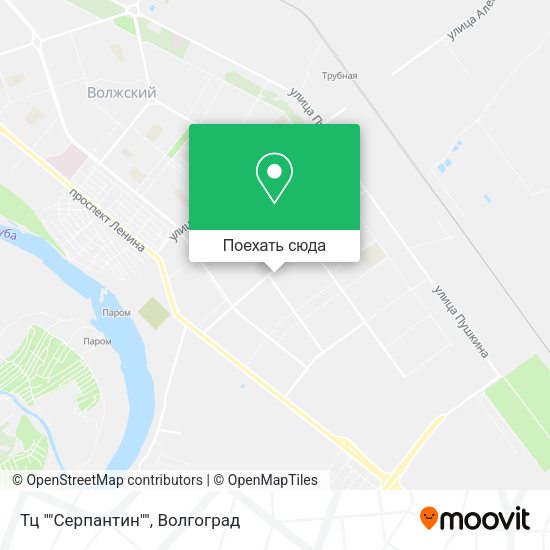 Карта Тц ""Серпантин""