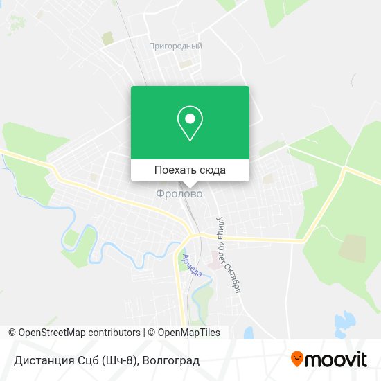 Карта Дистанция Сцб (Шч-8)