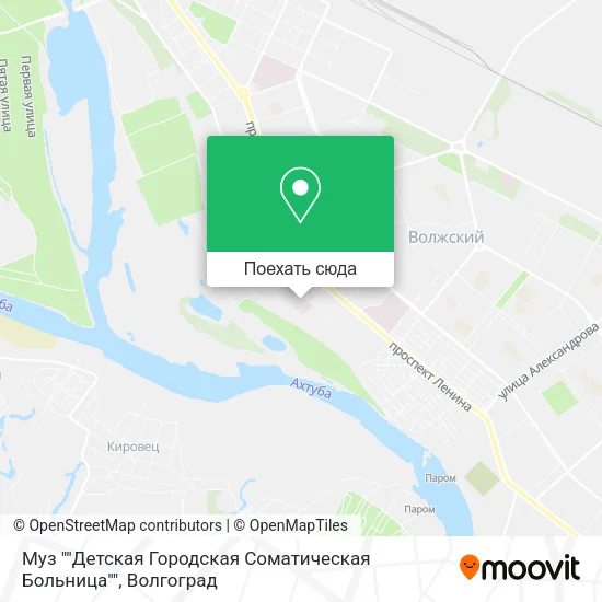 Карта Муз ""Детская Городская Соматическая Больница""